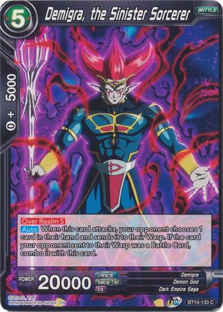 Demigra, el hechicero siniestro (BT10-133) [Rise of the Unison Warrior 2da edición] 