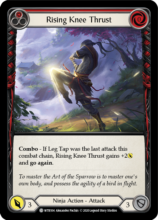 Empuje de rodilla ascendente (rojo) [U-WTR104] (Bienvenido a Rathe Unlimited) Lámina arcoíris ilimitada 