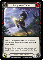 Empuje de rodilla ascendente (rojo) [U-WTR104] (Bienvenido a Rathe Unlimited) Lámina arcoíris ilimitada 