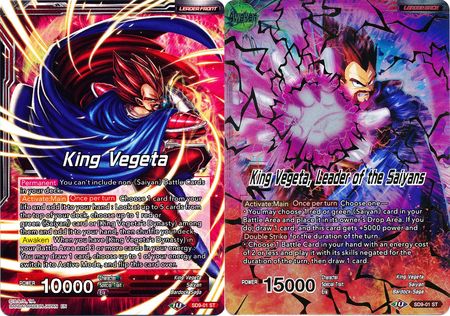 Rey Vegeta // Rey Vegeta, Líder de los Saiyajin (SD9-01) [Asalto de los Saiyajin] 