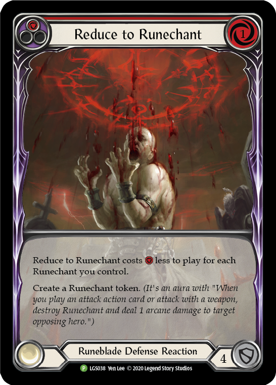 Reducir a Runechant (rojo) [LGS038] (Promoción) Lámina arcoíris 