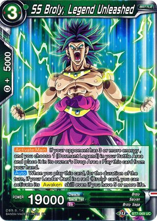 SS Broly, Leyenda Desatada (BT7-069) [Asalto de los Saiyajin] 