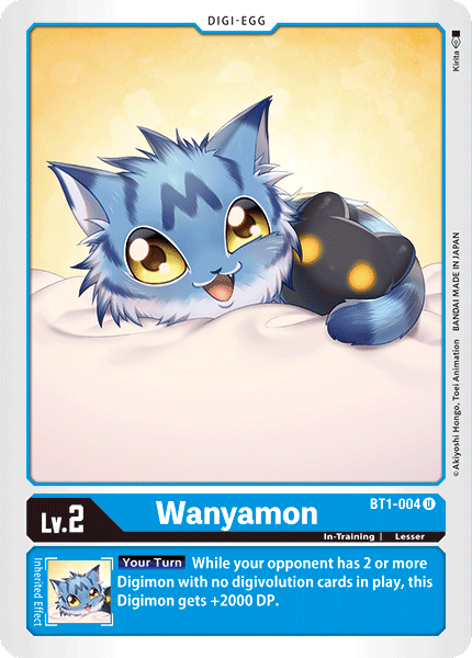Wanyamon [BT1-004] [Lanzamiento de refuerzo especial Ver.1.0] 