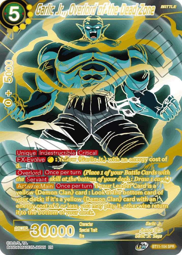 Garlic Jr., Señor Supremo de la Zona Muerta (SPR) (BT11-104) [Vermilion Bloodline] 