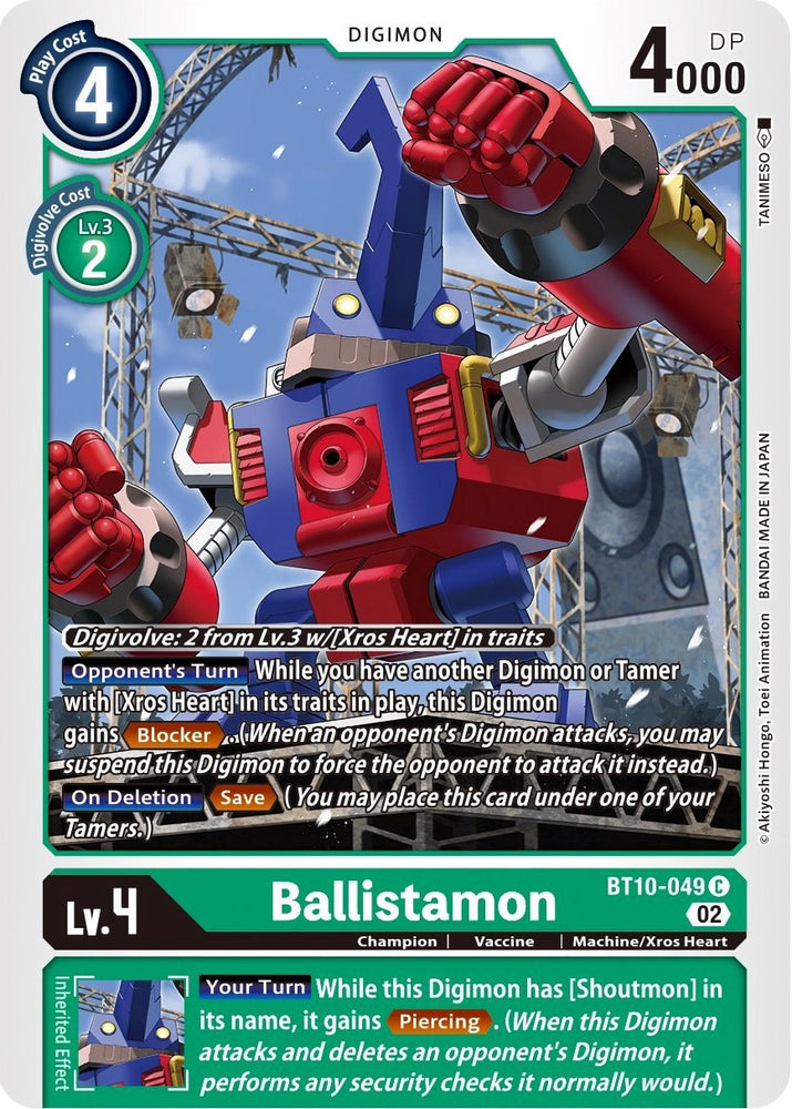Ballistamon [BT10-049] [Encuentro con Xros] 