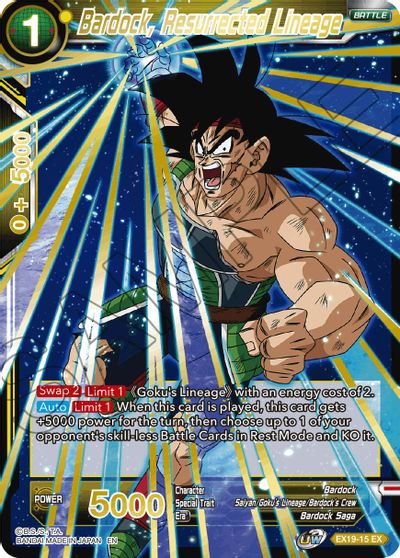 Bardock, Linaje resucitado (EX19-15) [Conjunto especial de aniversario 2021] 