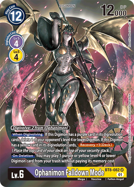Ophanimon: Falldown Mode [BT8-082] (Arte alternativo) [Nuevo despertar] 