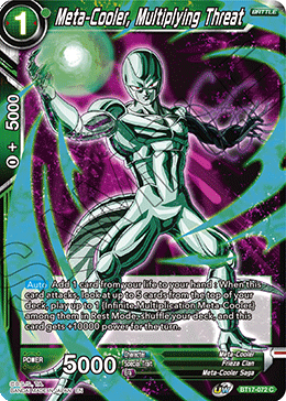 Meta-Cooler, amenaza multiplicadora (BT17-072) [Ultimate Squad] 