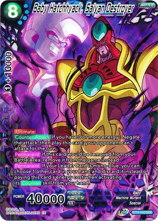 Baby Hatchhyack, Destructor Saiyan (BT11-153) [Línea bermellón] 