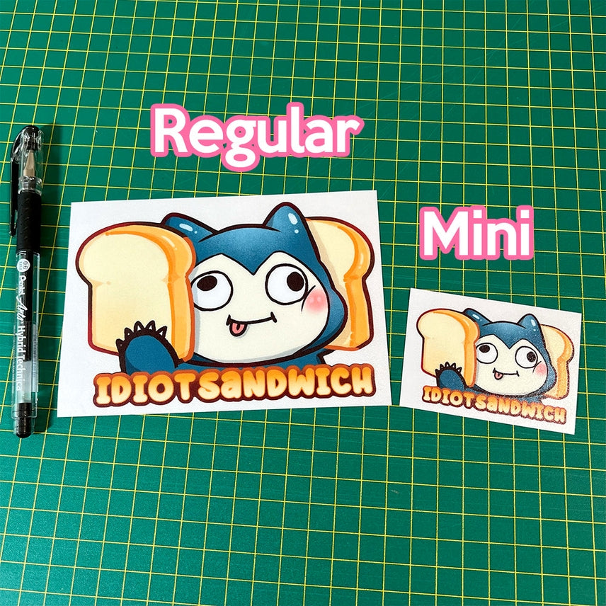 NekoDecal Idiot Sandwich Snore Regular