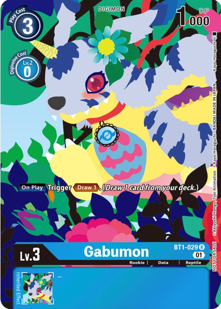 Gabumon [BT1-029] (Juego de cartas de domador 2 Diversión floral) [Lanzamiento de promociones especiales de refuerzo] 