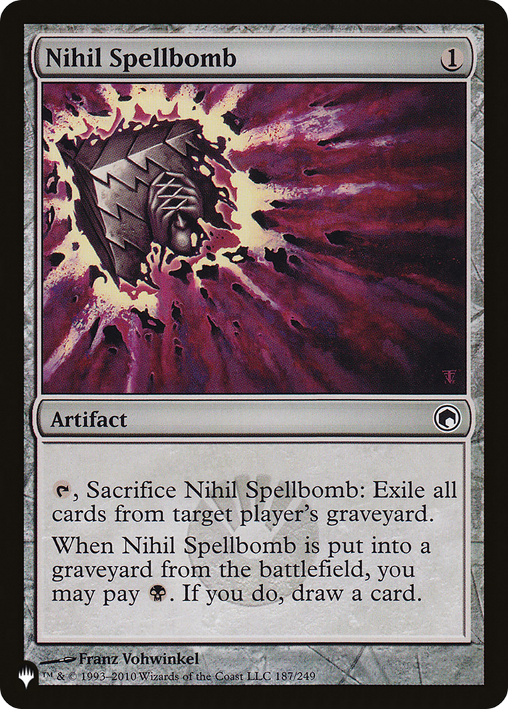 Nihil Spellbomb [La lista] 