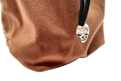 Old School Dice: Bag of Many Pouches Dice Bag - Brown
