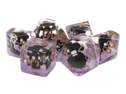 Old School Dice 7-Piece RPG Dice Set: Infused - Bat Demon