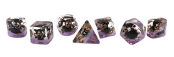 Old School Dice 7-Piece RPG Dice Set: Infused - Bat Demon