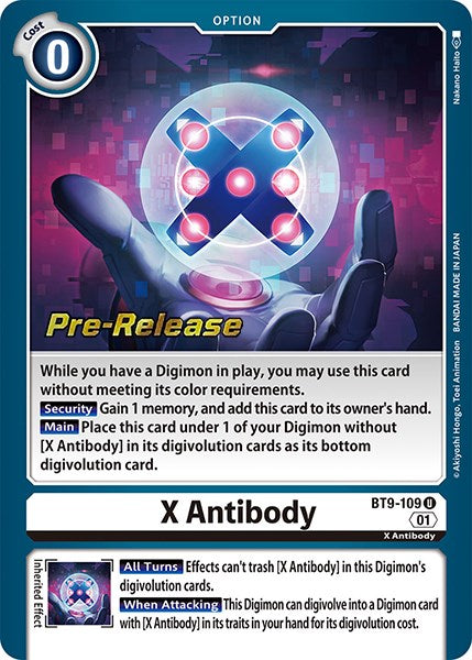 Anticuerpo X [BT9-109] [Promociones previas al lanzamiento de X Record] 