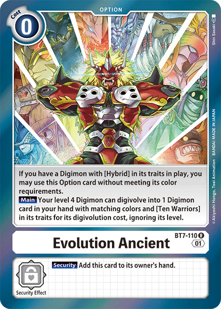 Evolución antigua [BT7-110] [Próxima aventura] 