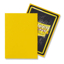 Dragon Shield: Fundas estándar de 100 ct - Amarillo (Mate) 