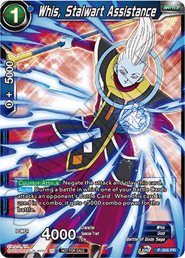 Whis, Stalwart Assistance (Paquete de torneo Boost de la serie Unison Warrior Vol. 7) (P-368) [Tarjetas de promoción de torneos] 
