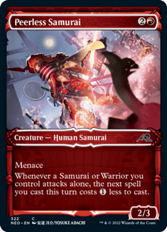 Samurai incomparable (Showcase Samurai) [Kamigawa: Neon Dynasty] 