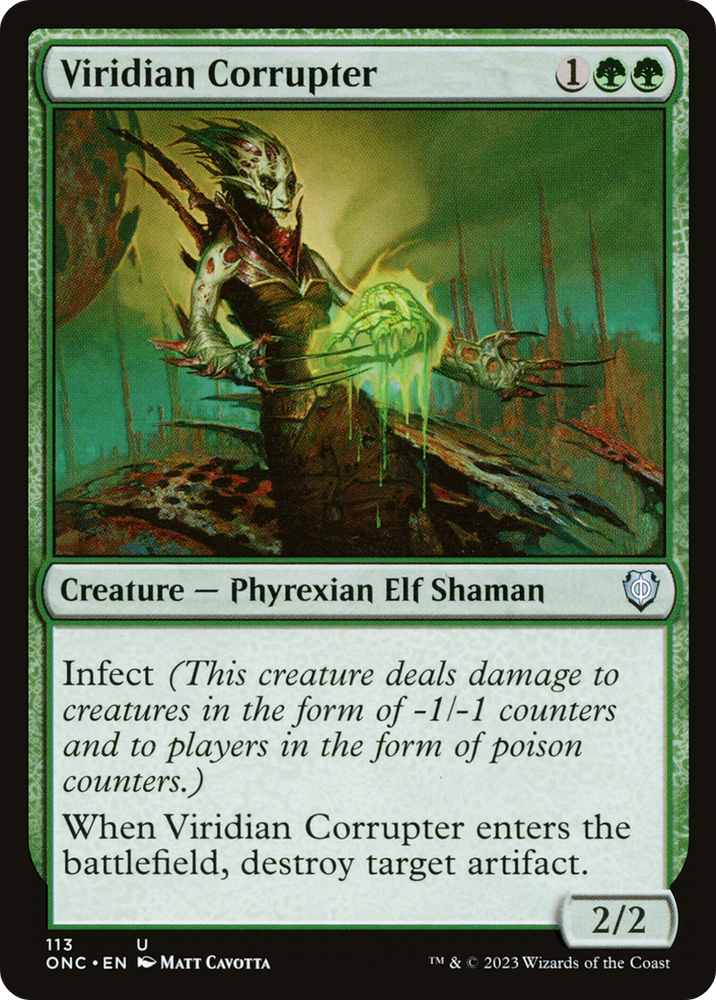 Viridian Corrupter [Pyrexia: Todos serán un solo comandante] 