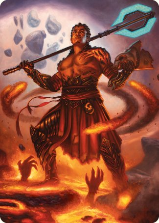 Tarjeta artística Koth, Fuego de Resistencia [Phyrexia: All Will Be One Art Series] 