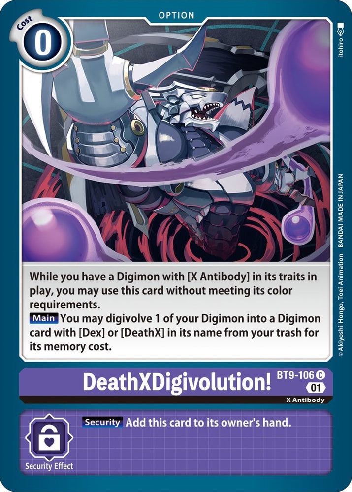 MuerteXDigivolución! [BT9-106] [Registro X] 