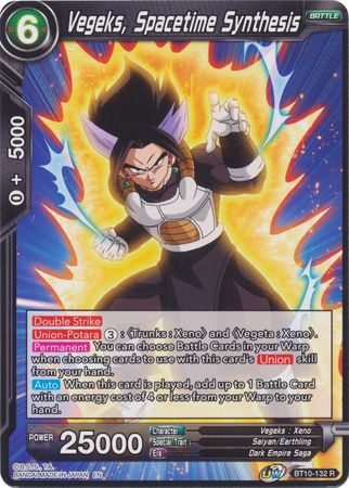 Vegeks, Síntesis del espacio-tiempo (BT10-132) [Rise of the Unison Warrior 2.a edición] 