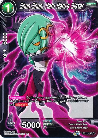 Shun Shun, la hermana de Haru Haru (BT11-143) [Vermilion Bloodline 2da edición] 