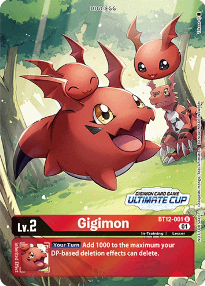 Gigimon [BT12-001] (Ultimate Cup) [Promociones a través del tiempo] 