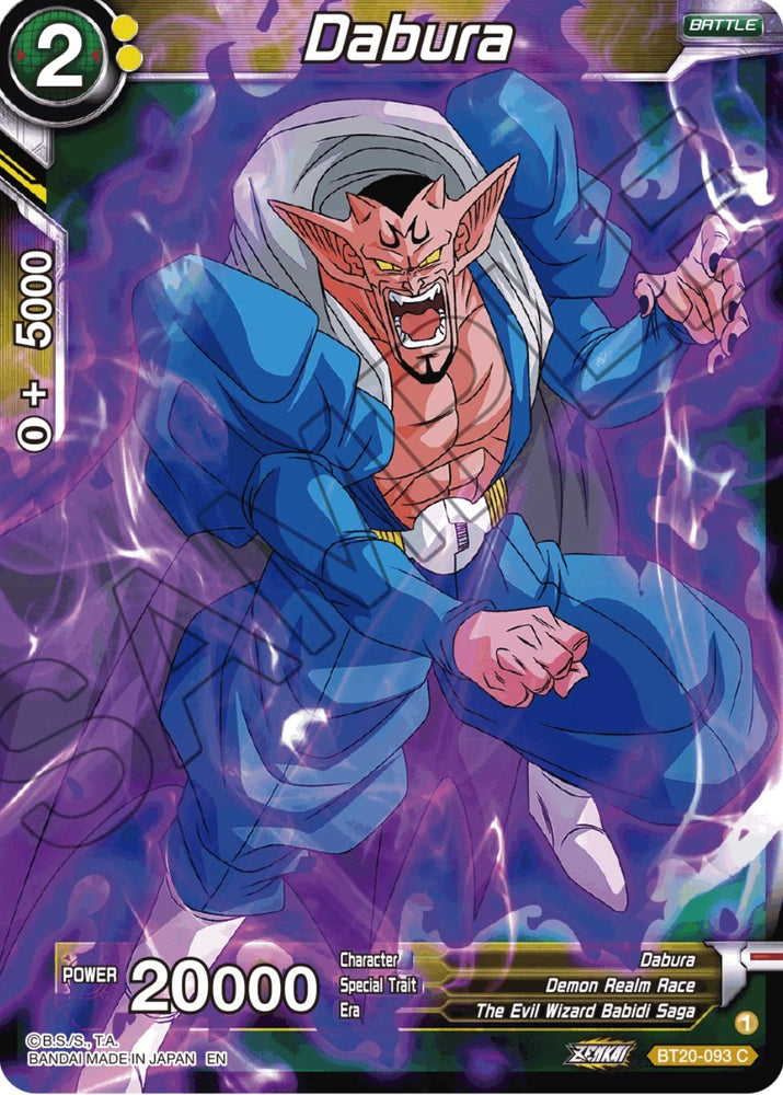 Dabura (BT20-093) [Poder absorbido] 
