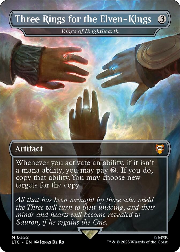 Rings of Brighthearth - Tres anillos para los reyes elfos [El Señor de los Anillos: Tales of Middle-Earth Commander] 
