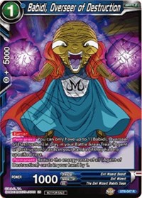 Babidi, Supervisor de la Destrucción (BT6-047) [Tarjetas de promoción de torneos] 