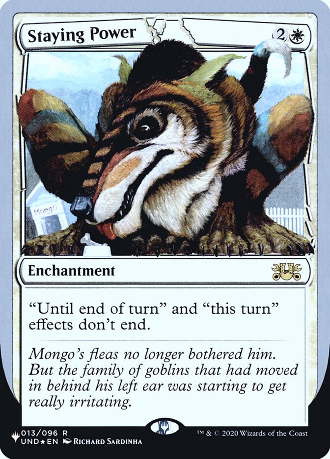 Staying Power (Edición Unfinity Foil) [La lista] 