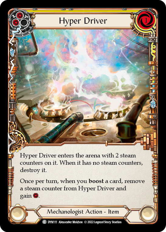 Hyper Driver (Amarillo) [DYN111] (Dinastía) 