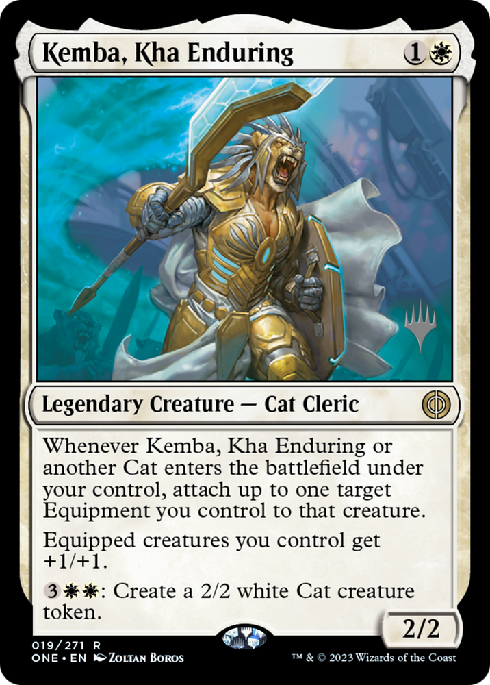 Kemba, Kha Enduring (Paquete promocional) [Phyrexia: Promociones All Will Be One] 