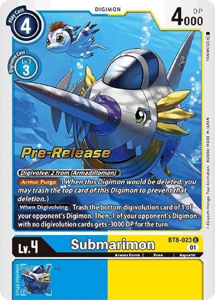 Submarimon [BT8-023] [Nuevas tarjetas de prelanzamiento del Despertar] 