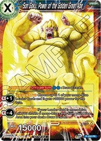 Son Goku, el poder del gran simio dorado (P-250) [Tarjetas de promoción] 
