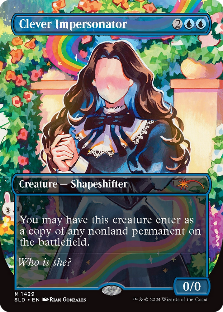 Clever Impersonator (Rainbow Foil) [Secret Lair Drop Series]