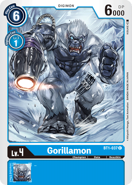 Gorillamon [BT1-037] [Lanzamiento de refuerzo especial Ver.1.0] 