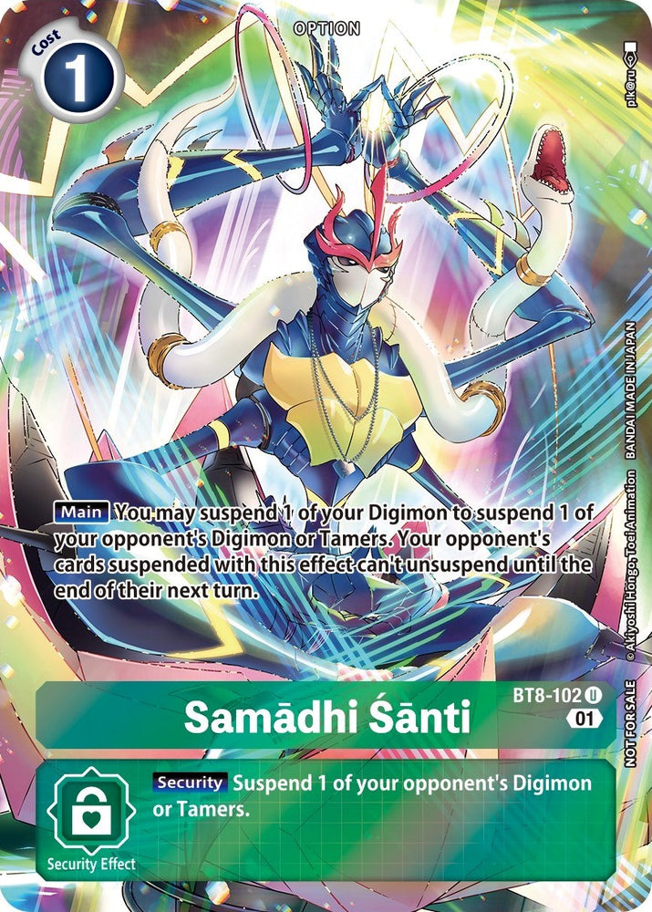 Samadhi Santi [BT8-102] (Paquete Dash de verano de 2022) [Nuevas promociones de Awakening] 