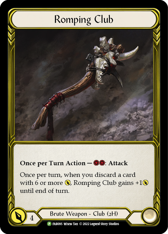 Romping Club (Dorado) [FAB095] (Promoción) Lámina en frío 