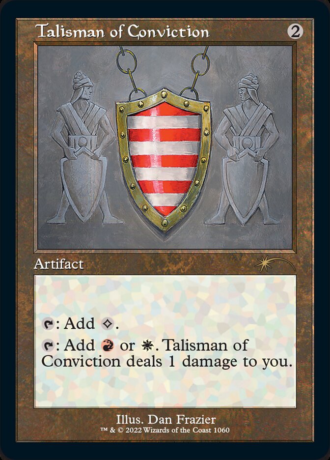 Talismán de convicción (grabado en aluminio) [Serie Secret Lair Drop] 