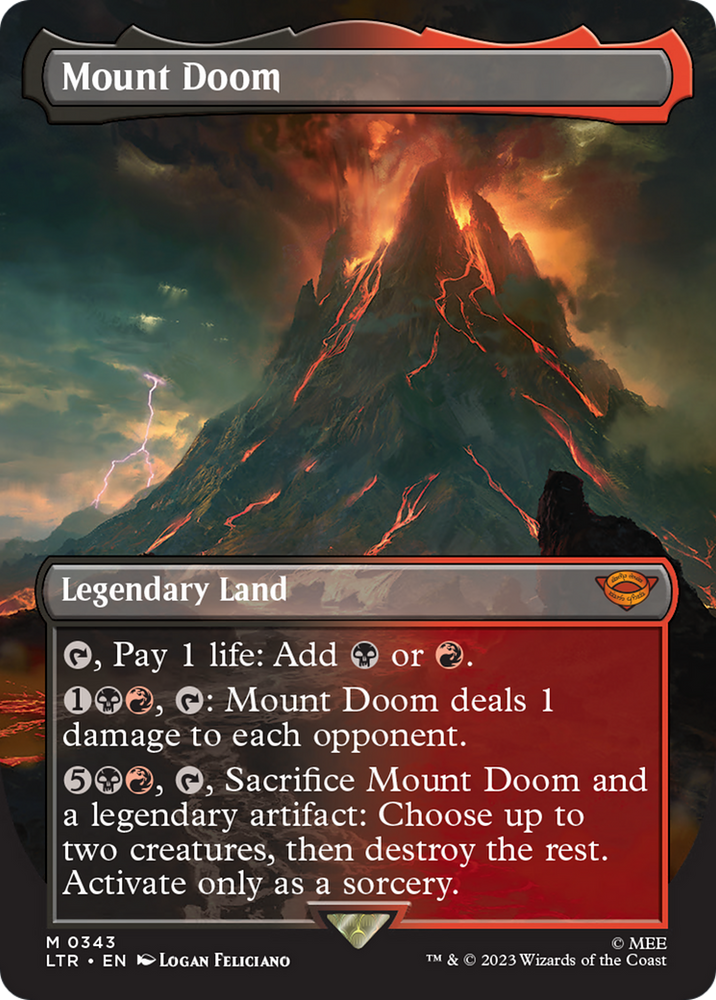 Mount Doom (Arte alternativo sin fronteras) [El Señor de los Anillos: Cuentos de la Tierra Media] 