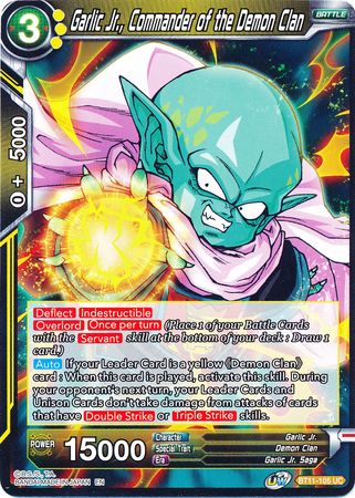 Garlic Jr., Comandante del Clan Demonio (BT11-105) [Línea Vermilion] 