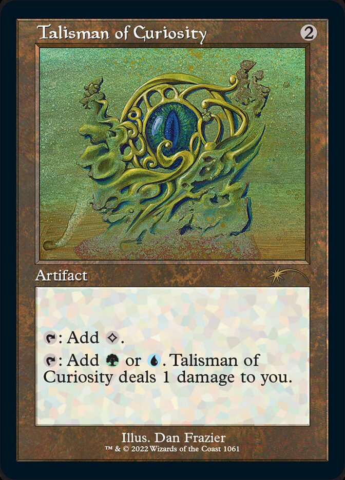 Talismán de la curiosidad (grabado en aluminio) [Serie Secret Lair Drop] 