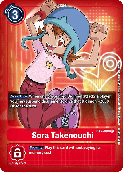Sora Takenouchi [BT2-084] (Paquete de torneo oficial Vol.3) [Lanzamiento de promociones especiales de refuerzo] 
