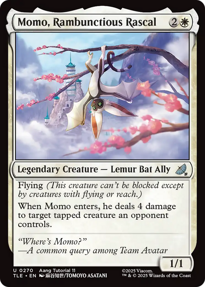Momo, Rambunctious Rascal (0270) [Avatar: The Last Airbender: Eternal-Legal]