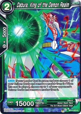 Dabura, rey del reino de los demonios (BT11-073) [Línea bermellón] 