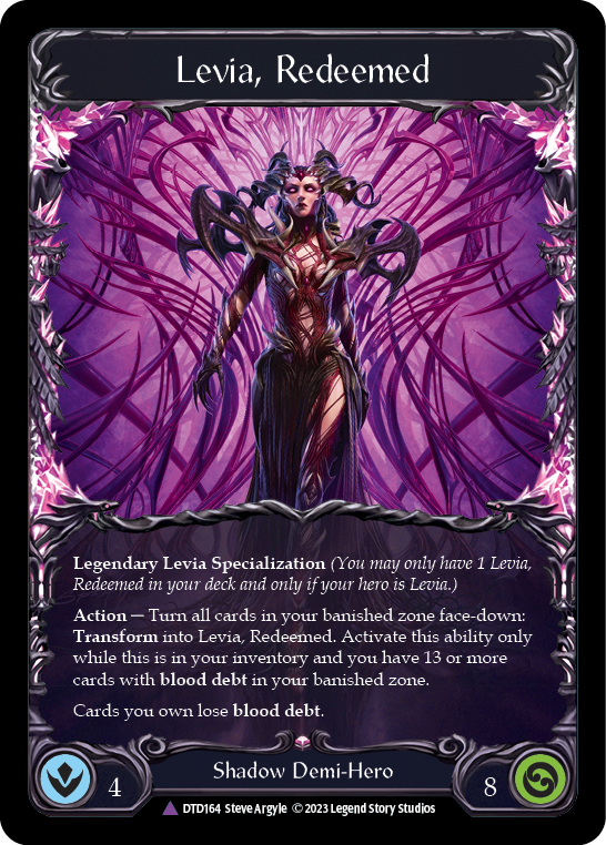Levia, Redeemed // Blasmophet, Levia Consumed (Marvel) [DTD164] (Dusk Till Dawn) Lámina fría 